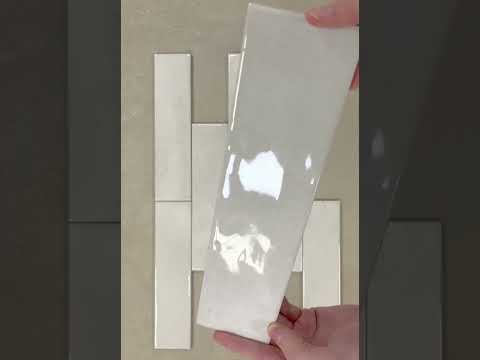 Image of Nissel white brick wall tile youtube video