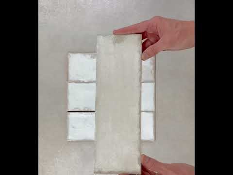 Image of Luna white brick wall tile youtube video