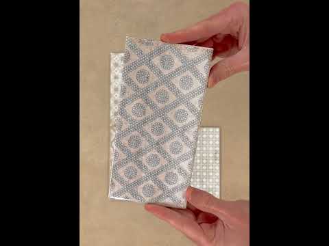 Image of Long Metro White Gloss Bevelled Brick tile youtube video