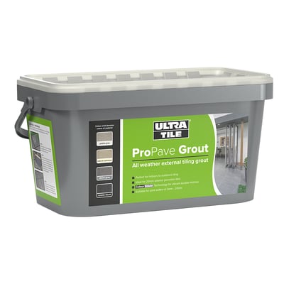 Image of tub of outdoor tile grout