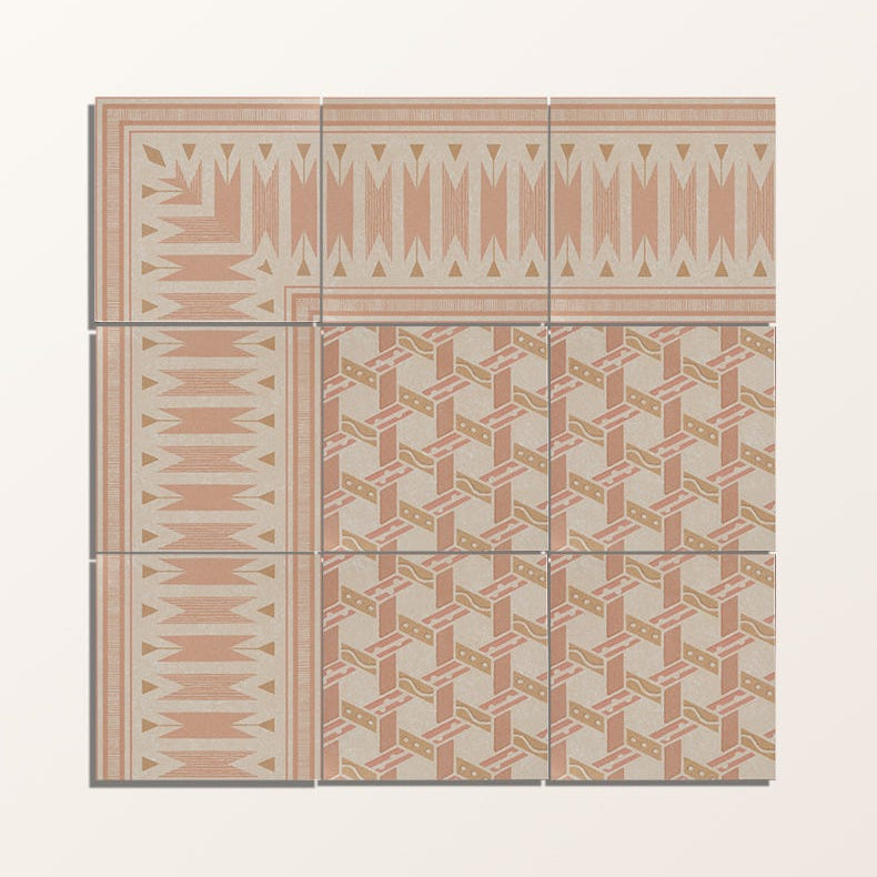 Image of Aventuras Ziggy Corner Terracotta Porcelain - 15 x 15cm-Ca Pietra-Tile.co.uk