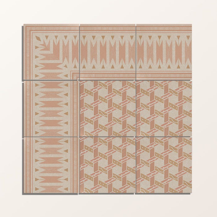 Aventuras Ziggy Corner Terracotta Porcelain - 15 x 15cm-Ca Pietra-Tile.co.uk