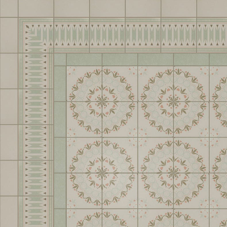 Image of Aventuras Ziggy Corner Olive Porcelain - 15 x 15cm-Ca Pietra-Tile.co.uk