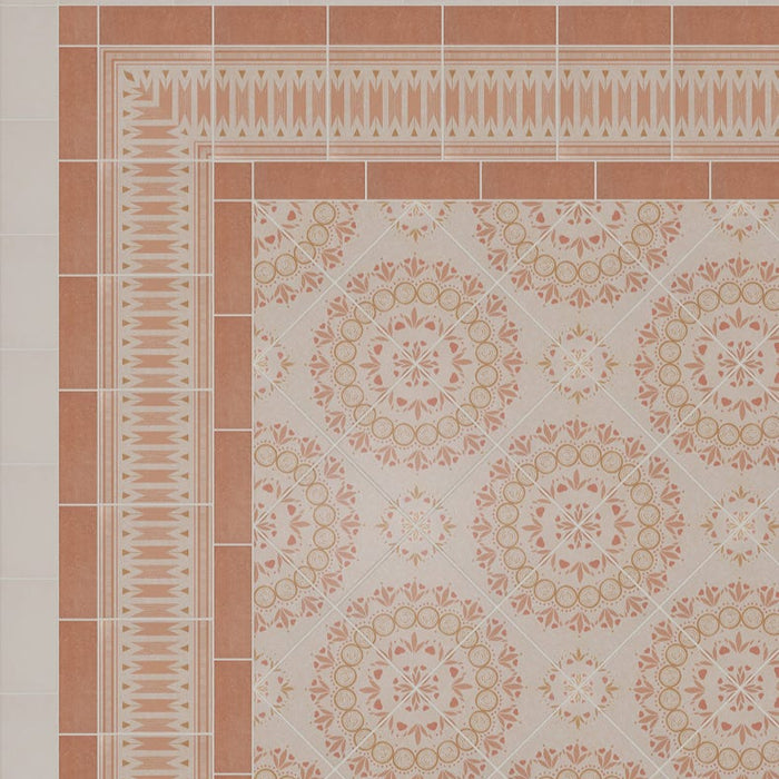 Aventuras Ziggy Corner Terracotta Porcelain - 15 x 15cm-Ca Pietra-Tile.co.uk