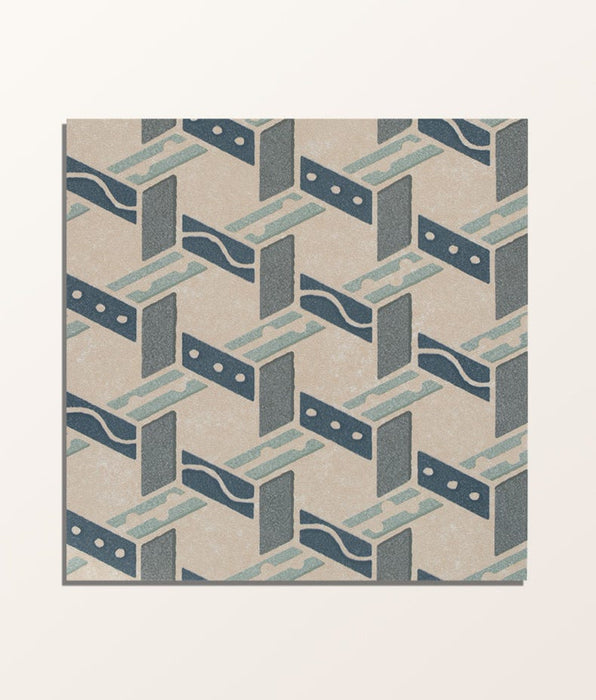 Aventuras Malla Blue Porcelain - Free Cut Tile Sample-sample-sample-Tile.co.uk