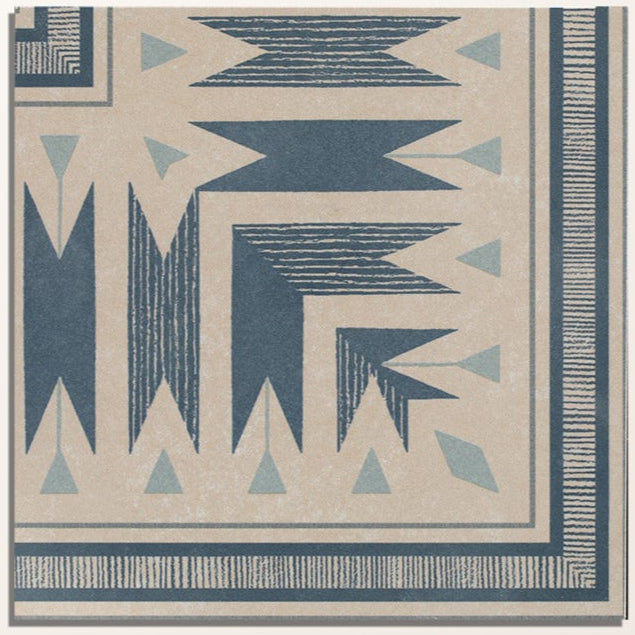 Image of Aventuras Ziggy Corner Blue Porcelain - 15 x 15 x 0.8cm-Ca Pietra-Tile.co.uk