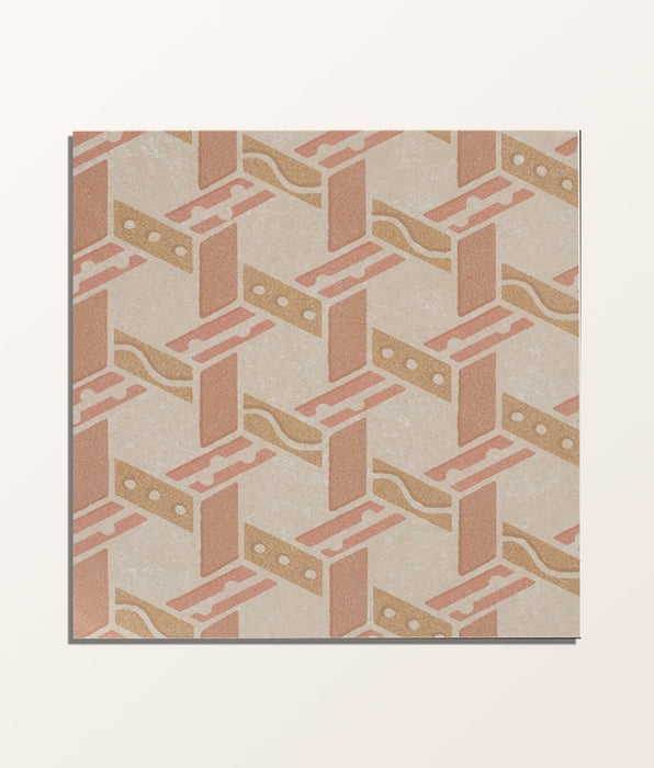 Aventuras Malla Terracotta Porcelain - Free Cut Tile Sample-sample-sample-Tile.co.uk