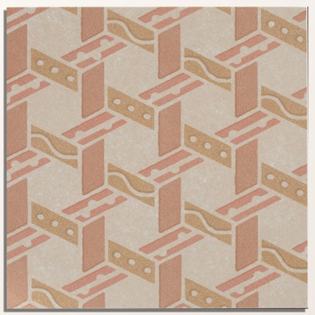 Image of Aventuras Malla Terracotta Porcelain - 15 x 15 x 0.8cm-Ca Pietra-Tile.co.uk