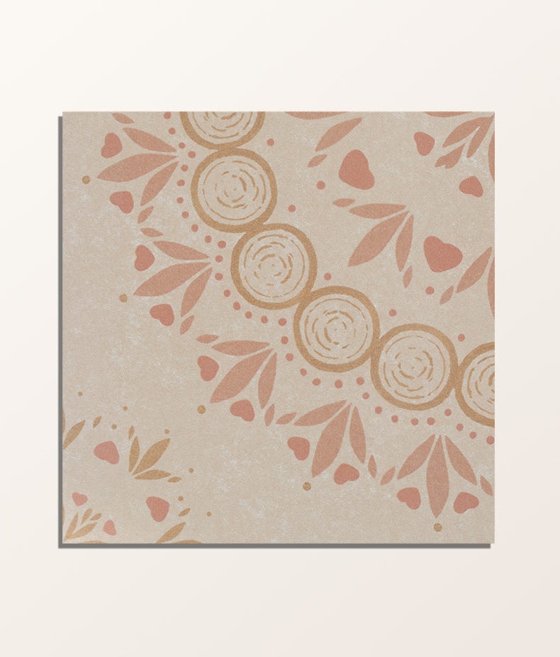 Image of Aventuras Palma Terracotta Porcelain - Free Cut Tile Sample-sample-sample-Tile.co.uk