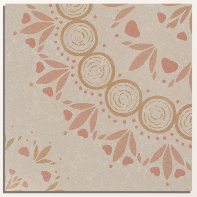 Image of Aventuras Palma Terracotta Porcelain - 15 x 15 x 0.8cm-Ca Pietra-Tile.co.uk