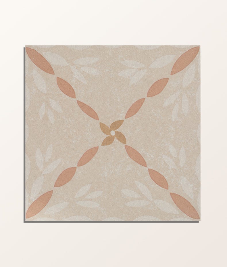 Image of Aventuras Porto Terracotta Porcelain - Full Tile Sample-sample-sample-Tile.co.uk