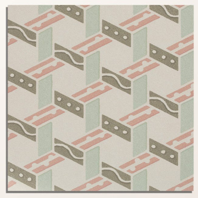 Image of Aventuras Malla Olive Porcelain - 15 x 15 x 0.8cm-Ca Pietra-Tile.co.uk