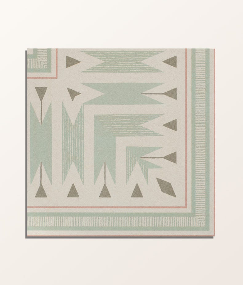 Image of Aventuras Ziggy Corner Olive Porcelain - Free Cut Tile Sample-sample-sample-Tile.co.uk