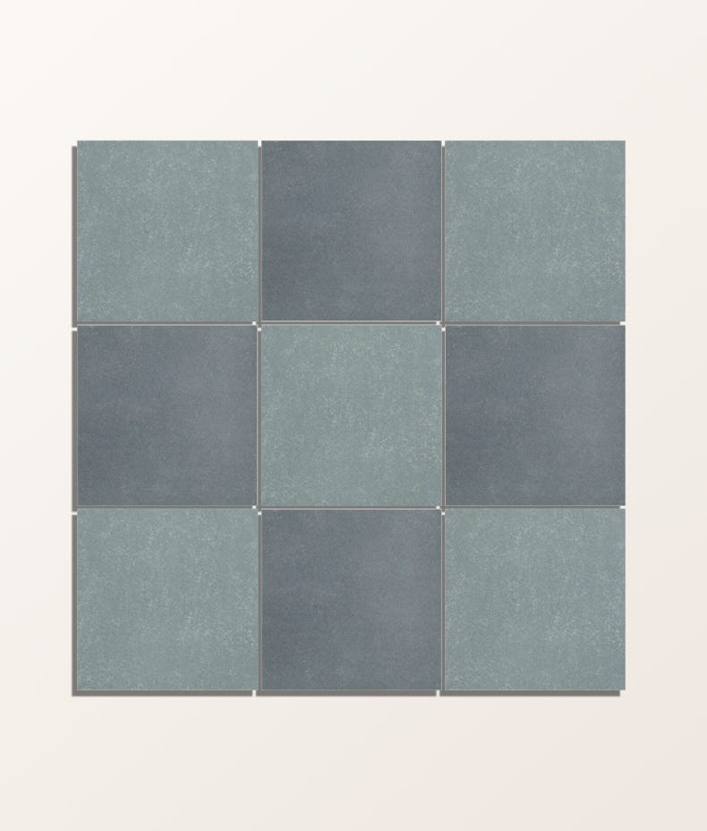 Image of Aventuras Navy Field Porcelain - 15 x 15cm-Ca Pietra-Tile.co.uk
