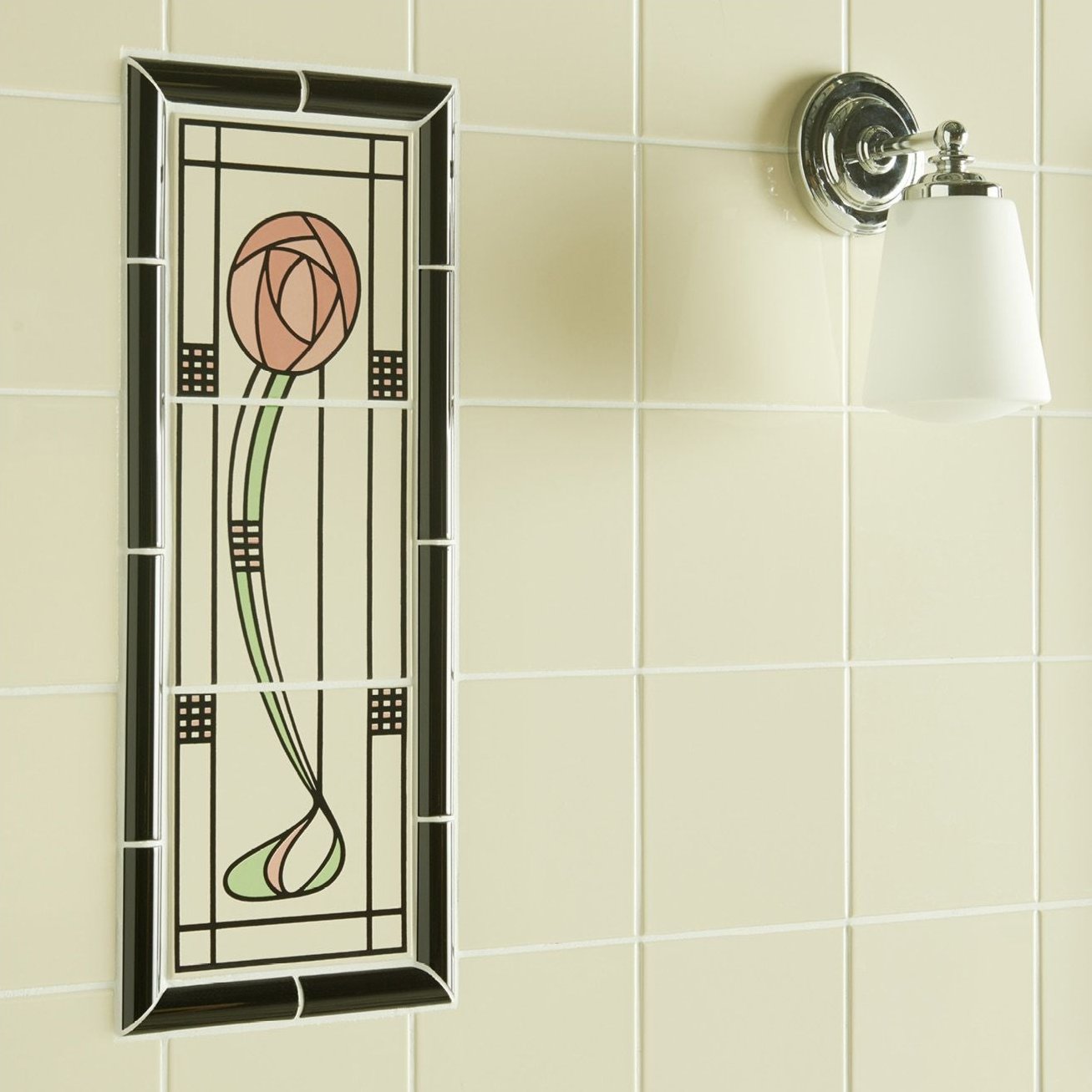 Image of County White Field Tile 15.2x15.2cm-Ceramic wall tile-Original Style-Tile.co.uk