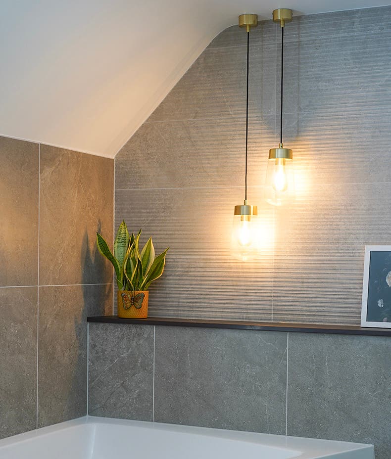 Image of Riverside Ceramic Wall Linear Gris Satin 90 x 30cm-Ceramic Wall tile-Ca Pietra-Tile.co.uk