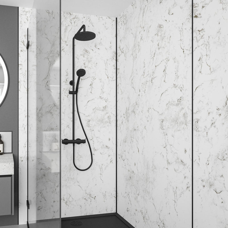 Image of Roman Marble Alloy Wall Panel-Wall panel-Wetwall-Tile.co.uk