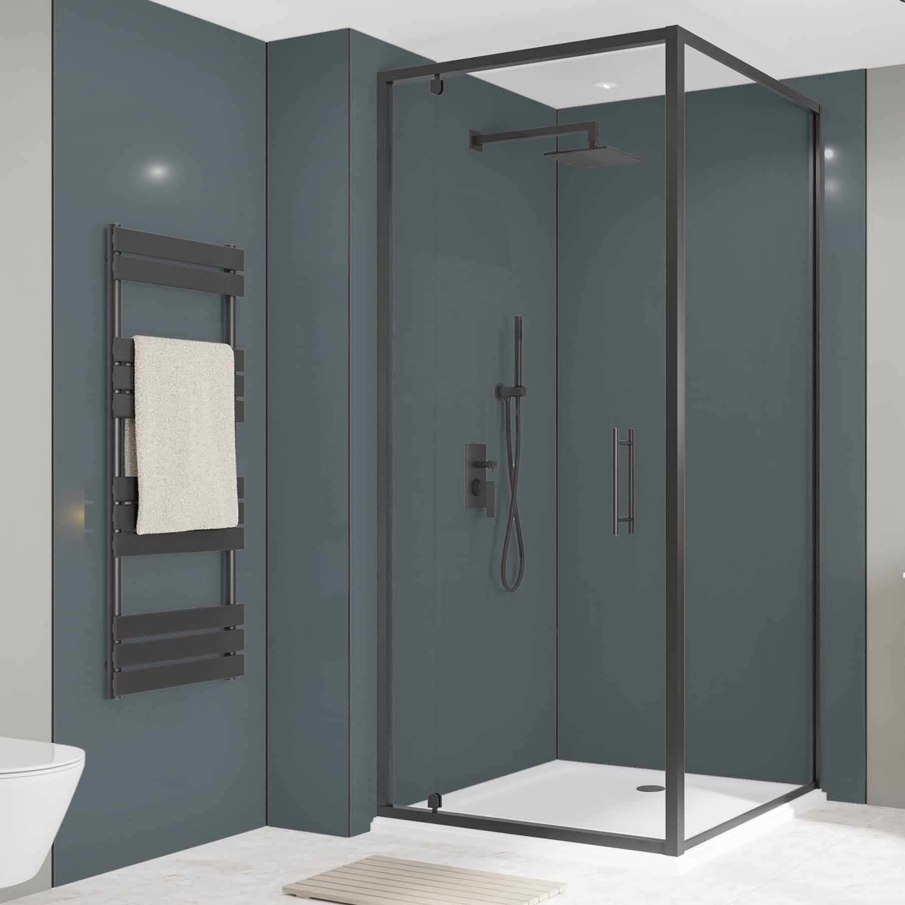 Image of Storm Blue Alloy Wall Panel-Wall panel-Wetwall-Tile.co.uk