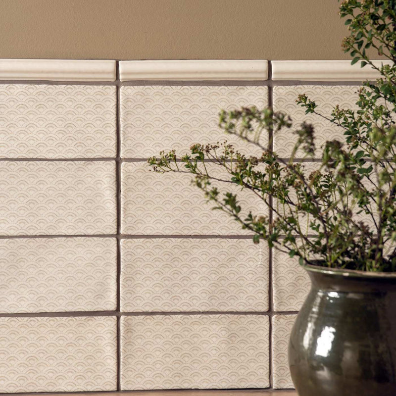 Image of Rosaline Soft Taupe Brick wall tile 10x20cm-Ceramic wall tile-Original Style-Tile.co.uk