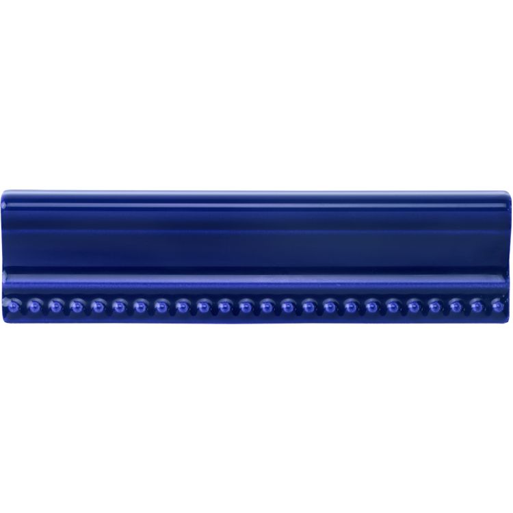 Image of Royal Blue Hogarth Dado 15.2x3.8cm-Ceramic Tiles-Original Style-Tile.co.uk