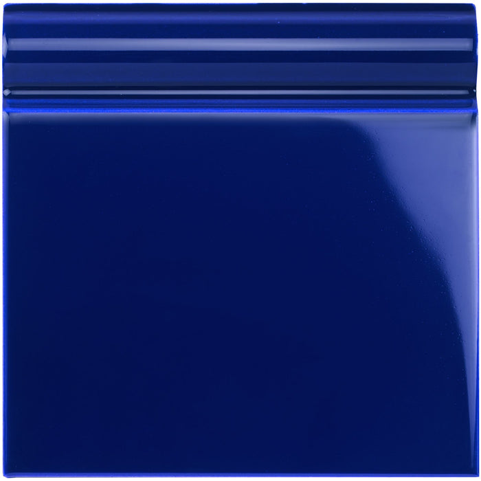 Royal Blue Skirting Tile 15.2x15.2cm