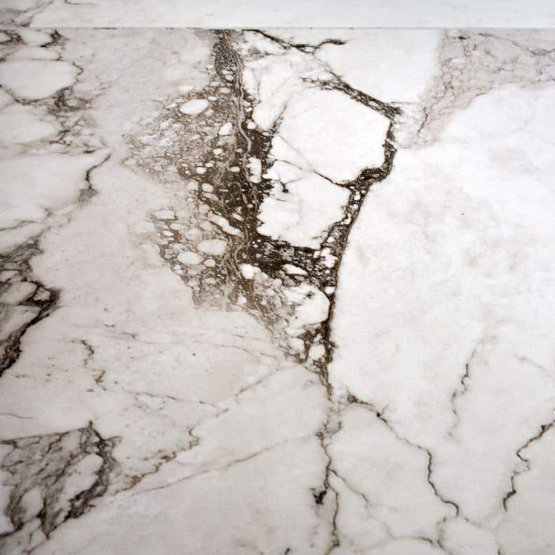 Image of Sculpture Porcelain Carrara Brushed 100 x 100 x 0.8cm-Wall and Floor tile-Ca Pietra-Tile.co.uk