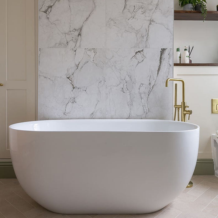 Sculpture Porcelain Carrara Brushed 100 x 100 x 0.8cm-Wall and Floor tile-Ca Pietra-Tile.co.uk