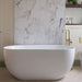 Sculpture Porcelain Carrara Brushed 100 x 100 x 0.8cm-Wall and Floor tile-Ca Pietra-Tile.co.uk