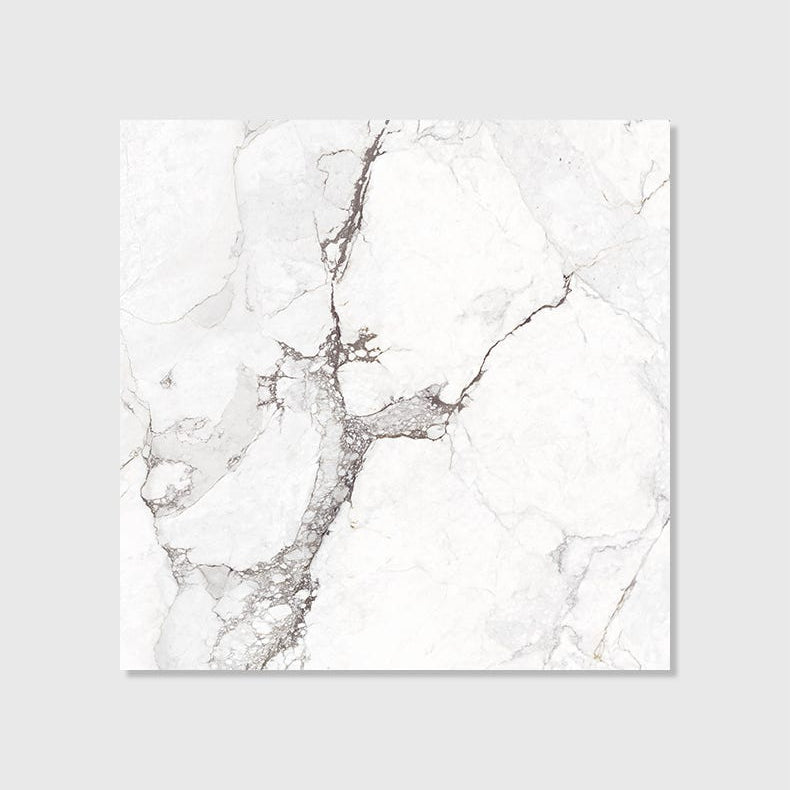 Image of Sculpture Porcelain Carrara Brushed 100 x 100 x 0.8cm-Ca Pietra-Tile.co.uk