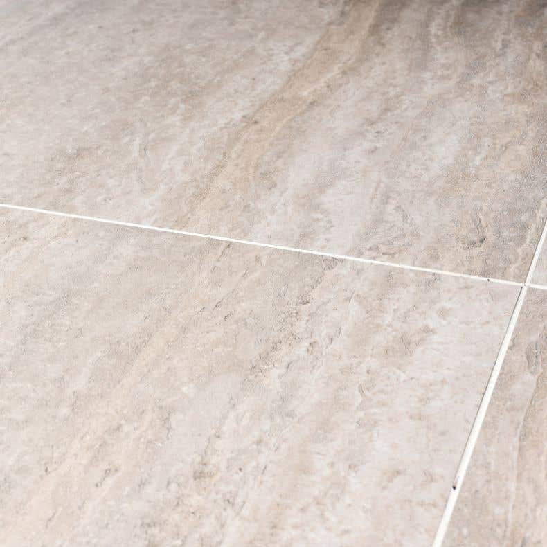Image of Sculpture Porcelain Romano Veincut Light Brushed 100 x 100 x 0.8cm-Wall and Floor tile-Ca Pietra-Tile.co.uk
