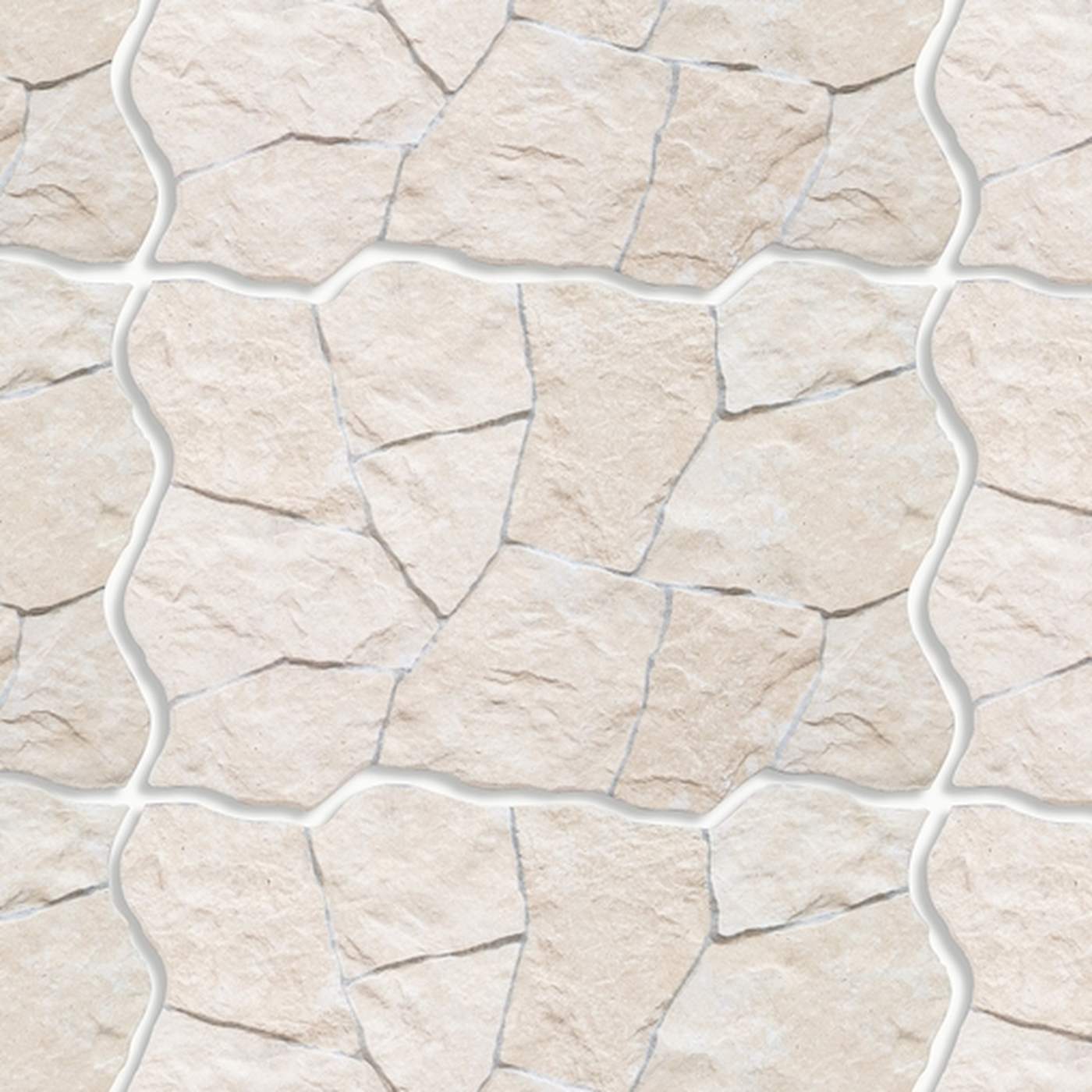 Image of Close-up of a stone tile with a beige color and natural texture.