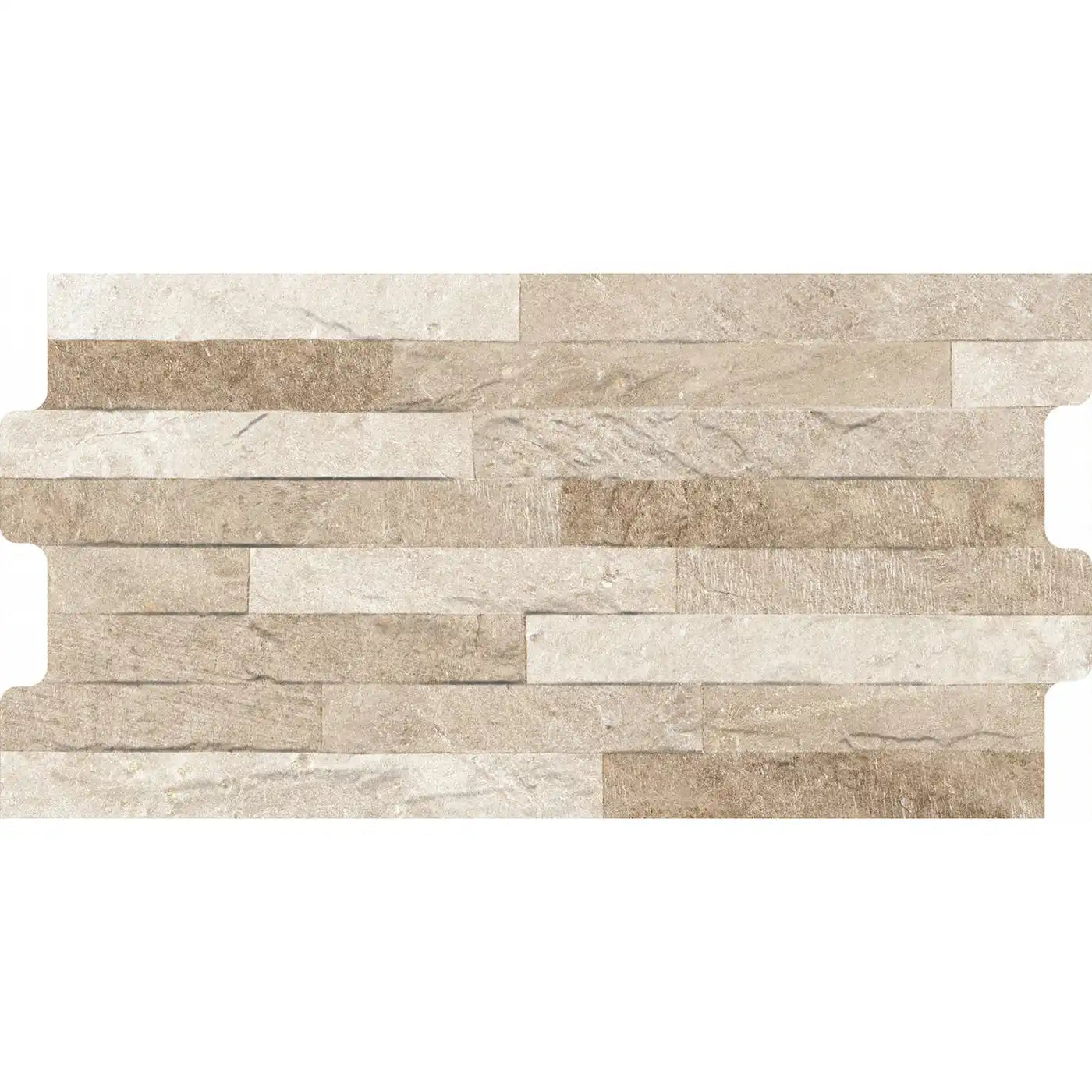 Image of Split Rock Beige Tile 23x46cm-Porcelain Tile-Keros-Tile.co.uk