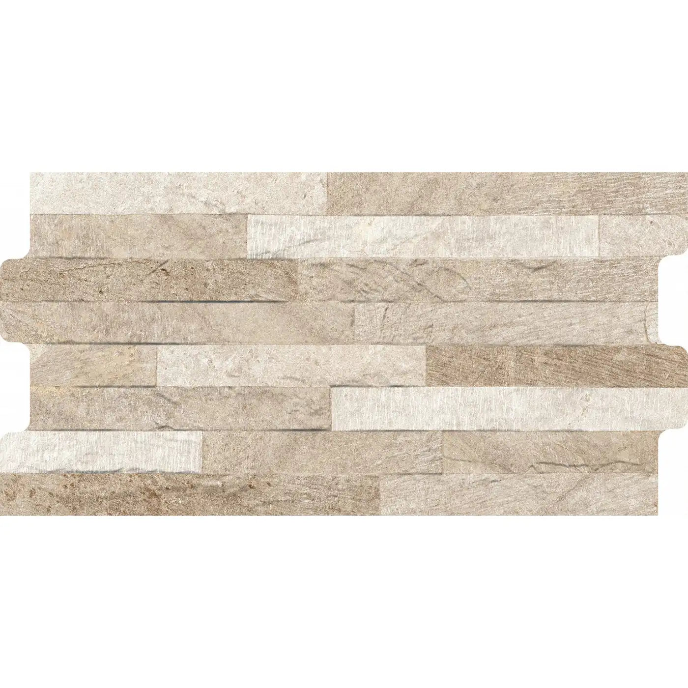 Image of Split Rock Beige Tile 23x46cm-Porcelain Tile-Keros-Tile.co.uk