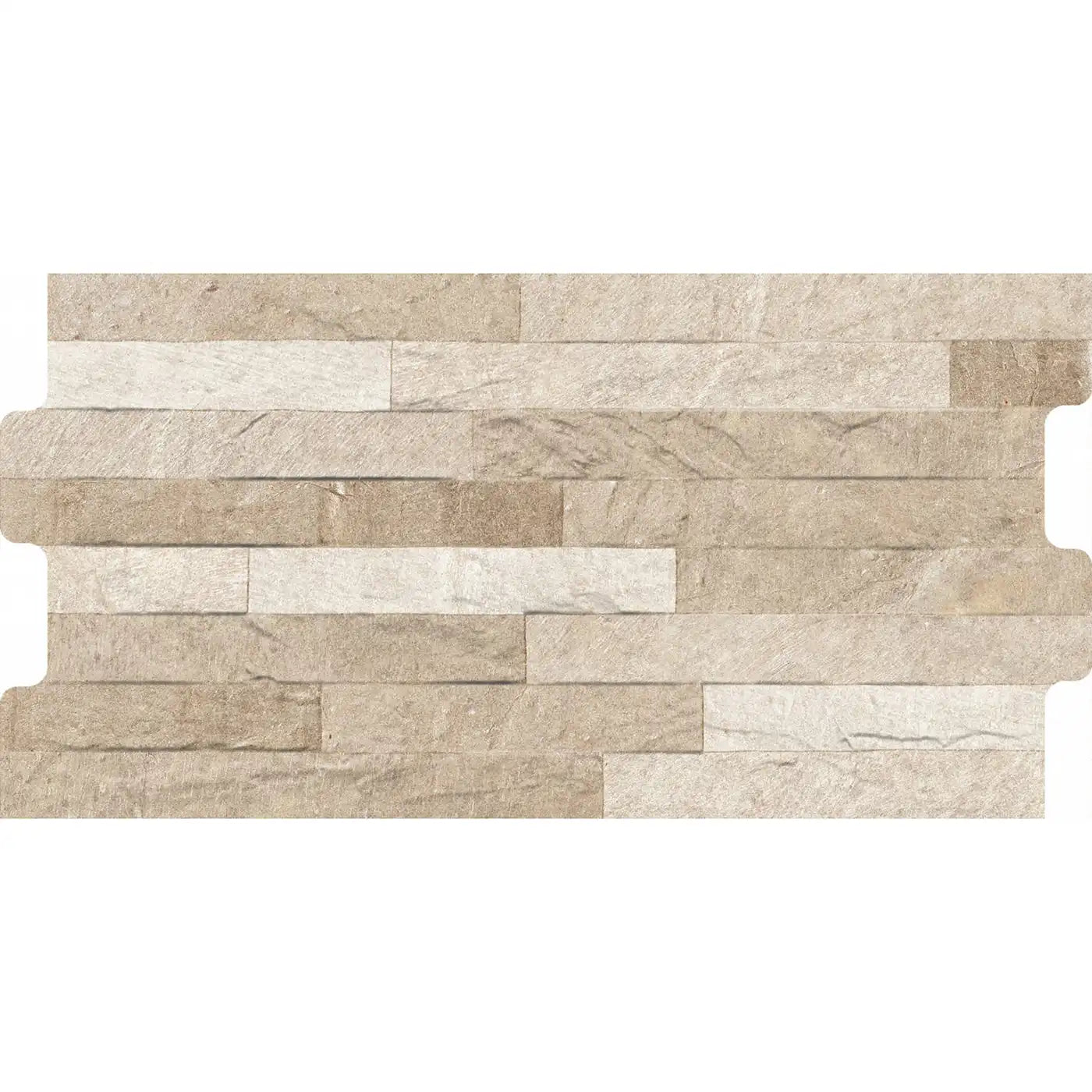 Image of Split Rock Beige Tile 23x46cm-Porcelain Tile-Keros-Tile.co.uk
