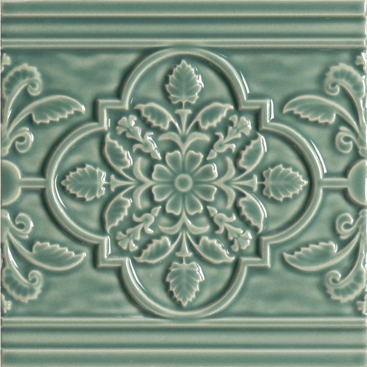 Image of Free Sample - St James on Jade Breeze Tile 10x10cm - Delivered separately by Original Style-sample-sample-Tile.co.uk
