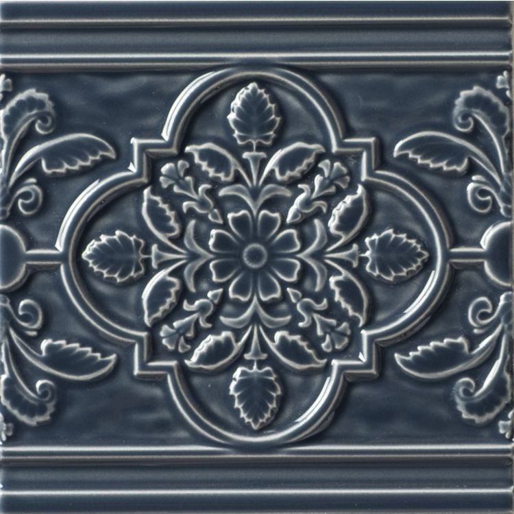 Image of Free Sample - St James on Ascot Blue Tile 10x10cm - Delivered separately by Original Style-sample-sample-Tile.co.uk