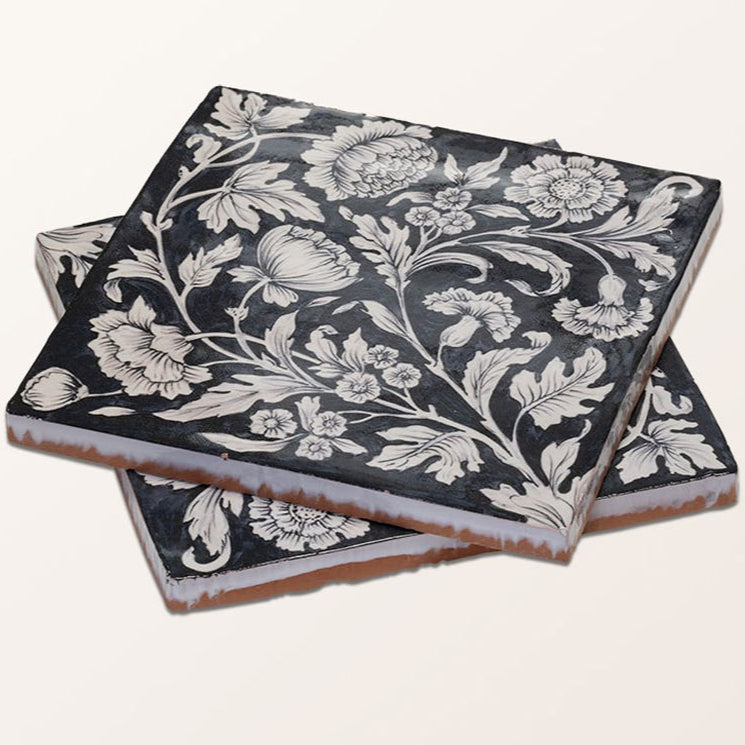 Image of STUDIO Assisi Blue Ceramic - 13 x 13cm-Ceramic Wall tile-Ca Pietra-Tile.co.uk