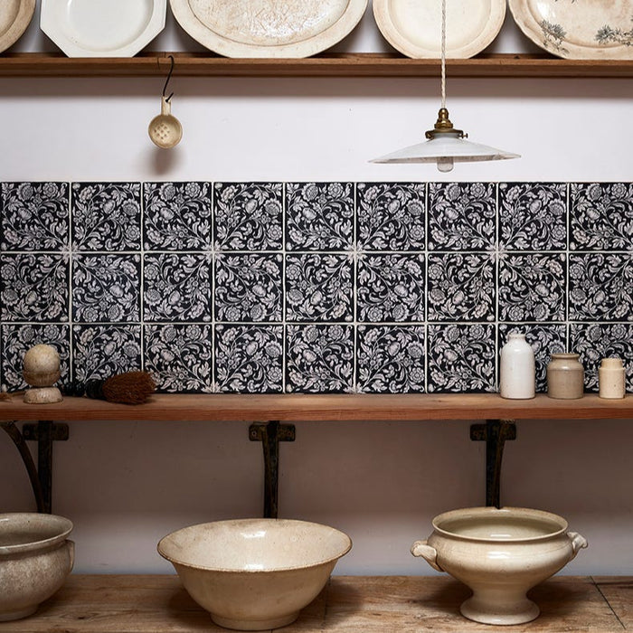 STUDIO Assisi Blue Ceramic - 13 x 13cm-Ceramic Wall tile-Ca Pietra-Tile.co.uk