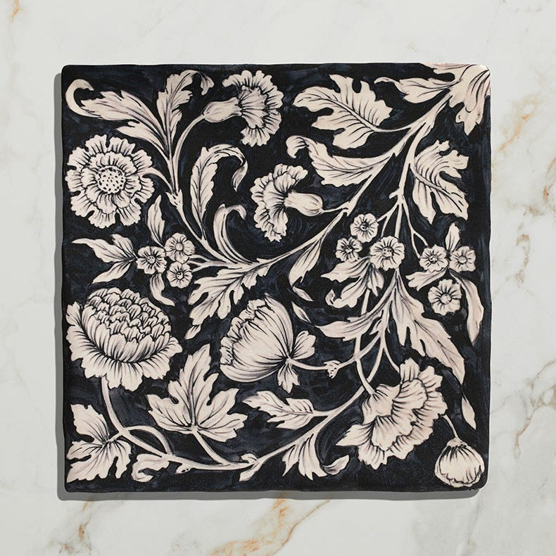 Image of STUDIO Assisi Blue Ceramic - 13 x 13 x 1.0cm-Ca Pietra-Tile.co.uk
