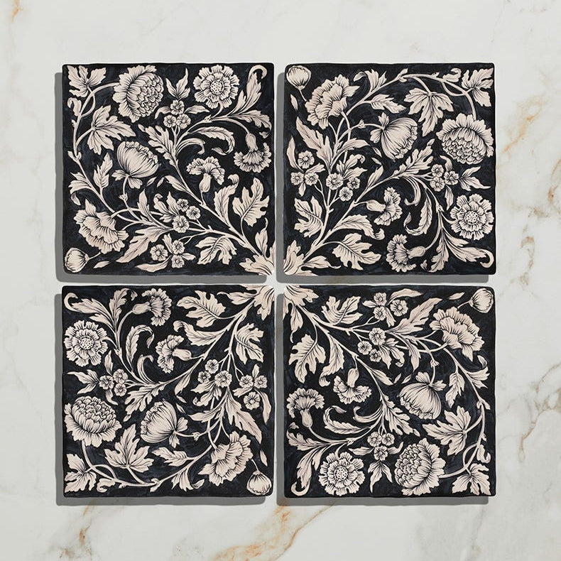 Image of STUDIO Assisi Blue Ceramic - 13 x 13cm-Ceramic Wall tile-Ca Pietra-Tile.co.uk