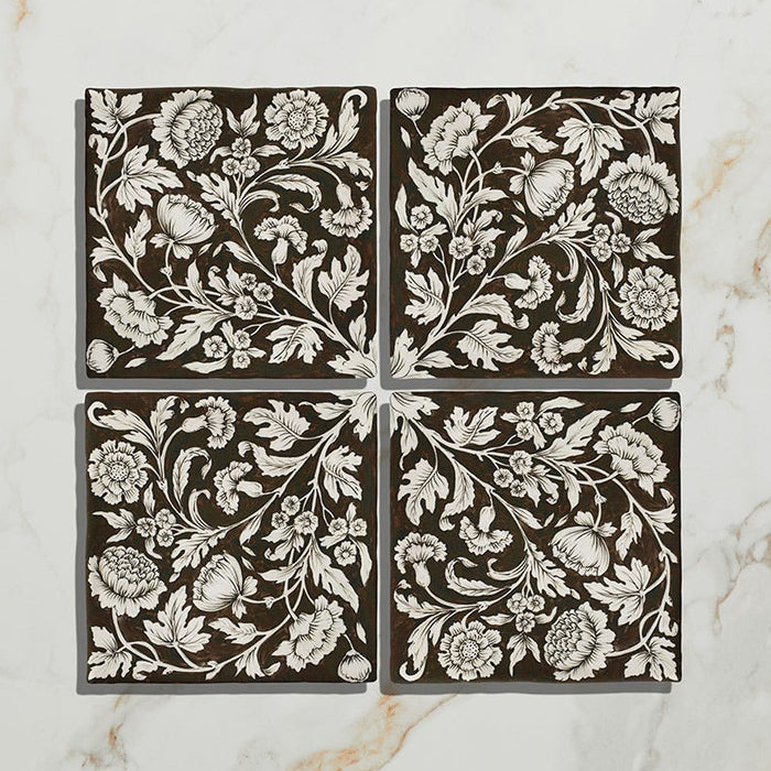 STUDIO Assisi Brown Ceramic - 13 x 13cm-Ceramic Wall tile-Ca Pietra-Tile.co.uk