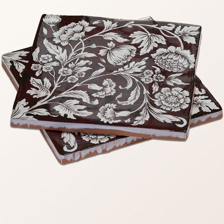 Image of STUDIO Assisi Red Ceramic - 13 x 13cm-Ceramic Wall tile-Ca Pietra-Tile.co.uk