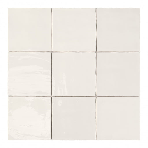 Tabarca Blanco Gloss wall tile 15x15cm-Ceramic wall tile-Dune Ceramica-tile.co.uk
