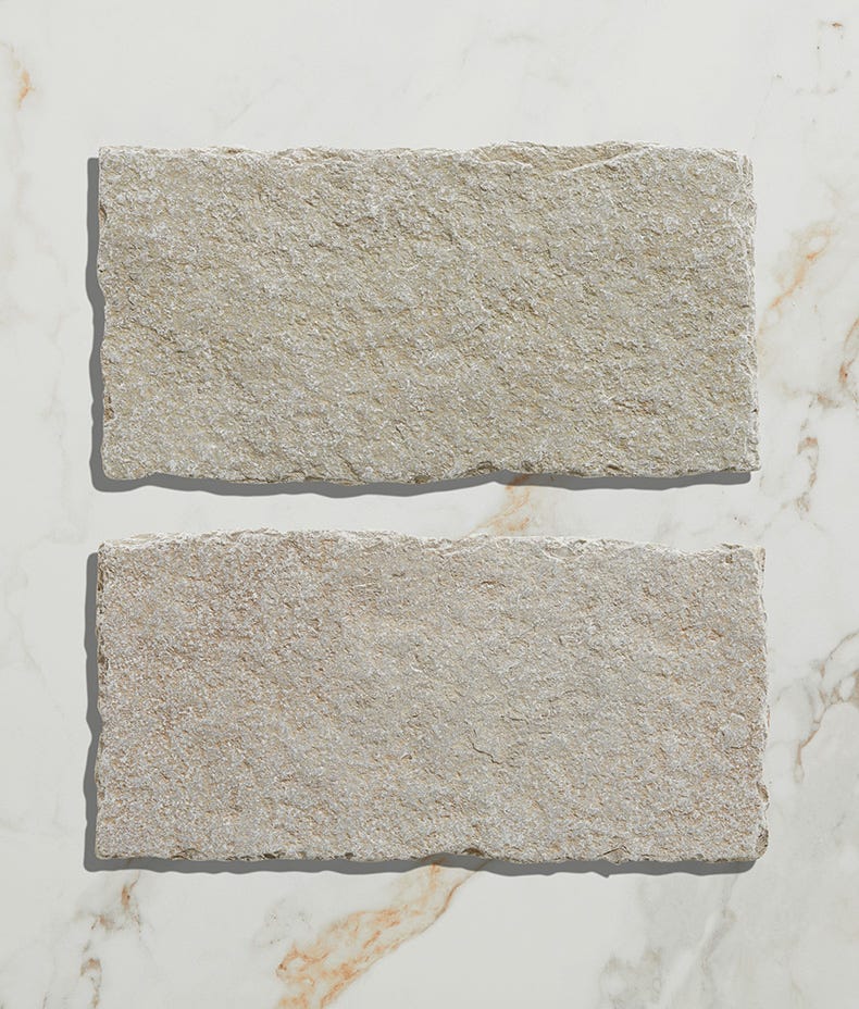 Image of Trusloe Limestone Seasoned Cobble 15 x Random x 2.2cm-Limestone-Ca Pietra-Tile.co.uk