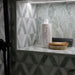 East Java Hummingbird Temple Honed Marble Mosaic | 30.3x35cm — Tile.co.uk