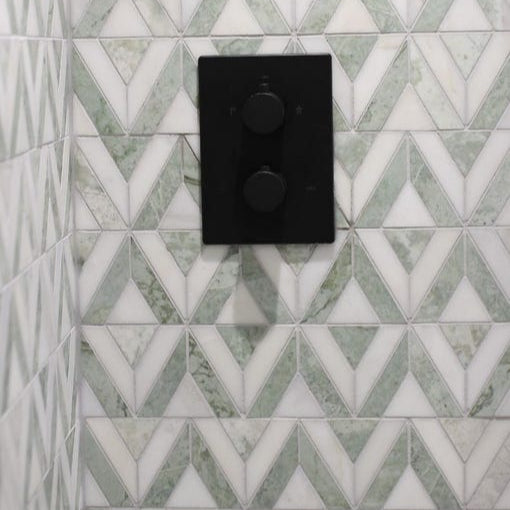 East Java Hummingbird Temple Honed Marble Mosaic 30.5x35cm-mosaic tile-Ca Pietra-Tile.co.uk