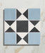 Victorian Style™ Porcelain Finchley Pattern Sky Blue - Full Tile Sample - Delivered separately by Ca Pietra-sample-sample-Tile.co.uk