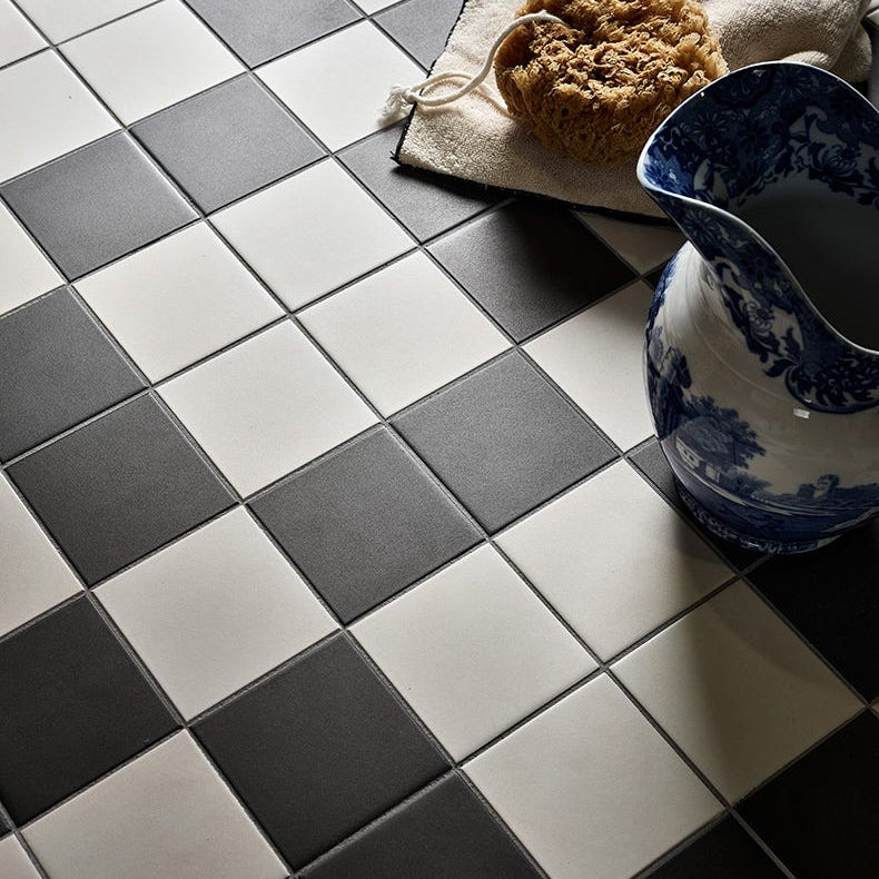 Image of Victorian Style™ Porcelain Chess Mono B - 28 x 28cm-Porcelain Tile-Ca Pietra-Tile.co.uk