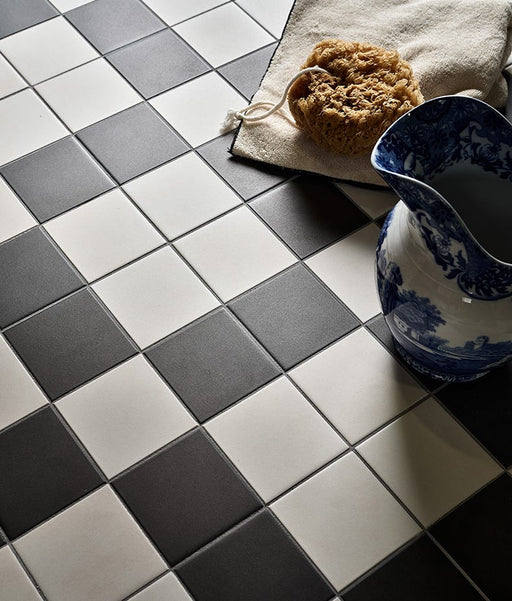 Victorian Style™ Porcelain Chess Mono B - 28 x 28cm-Porcelain Tile-Ca Pietra-Tile.co.uk