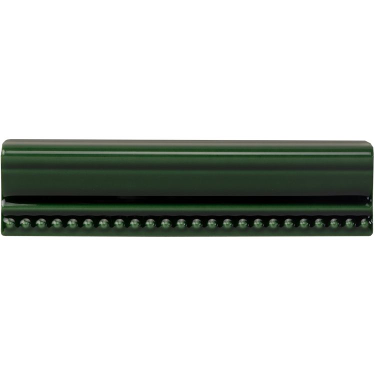 Image of Victorian Green Hogarth Dado 15.2x3.8cm-Ceramic Tiles-Original Style-Tile.co.uk